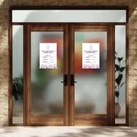 #GreaterLove Invitation - Window Clings (Set of 10)